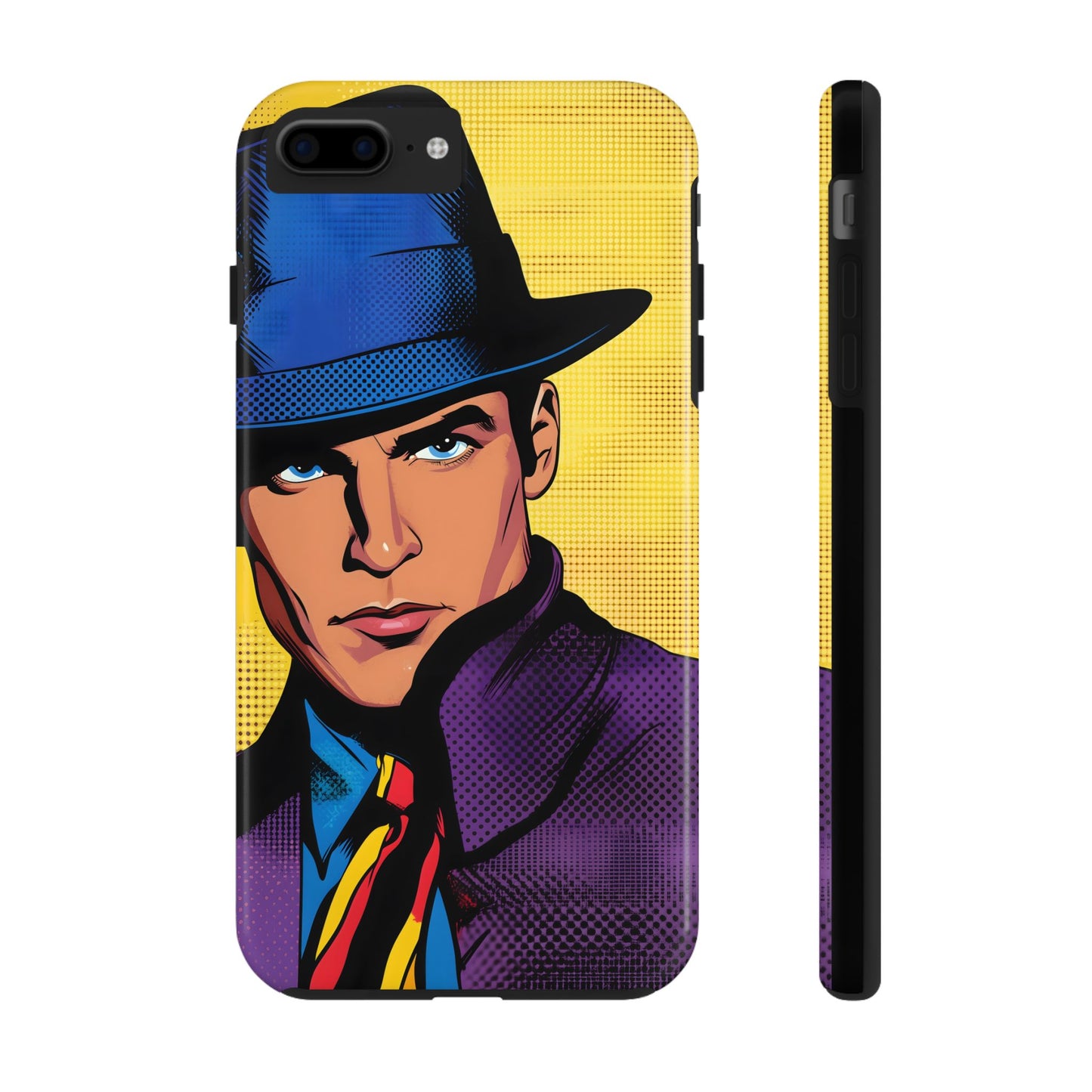 Tough Phone Cases Pop Art Modern Edge Guy Noir 04