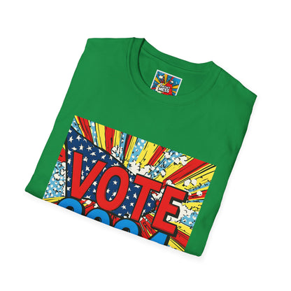 Unisex Softstyle VOTE 2024 3 2024 election shirts