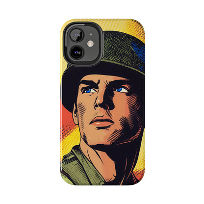 Tough Phone Cases Pop Art Modern Edge Soldier 04