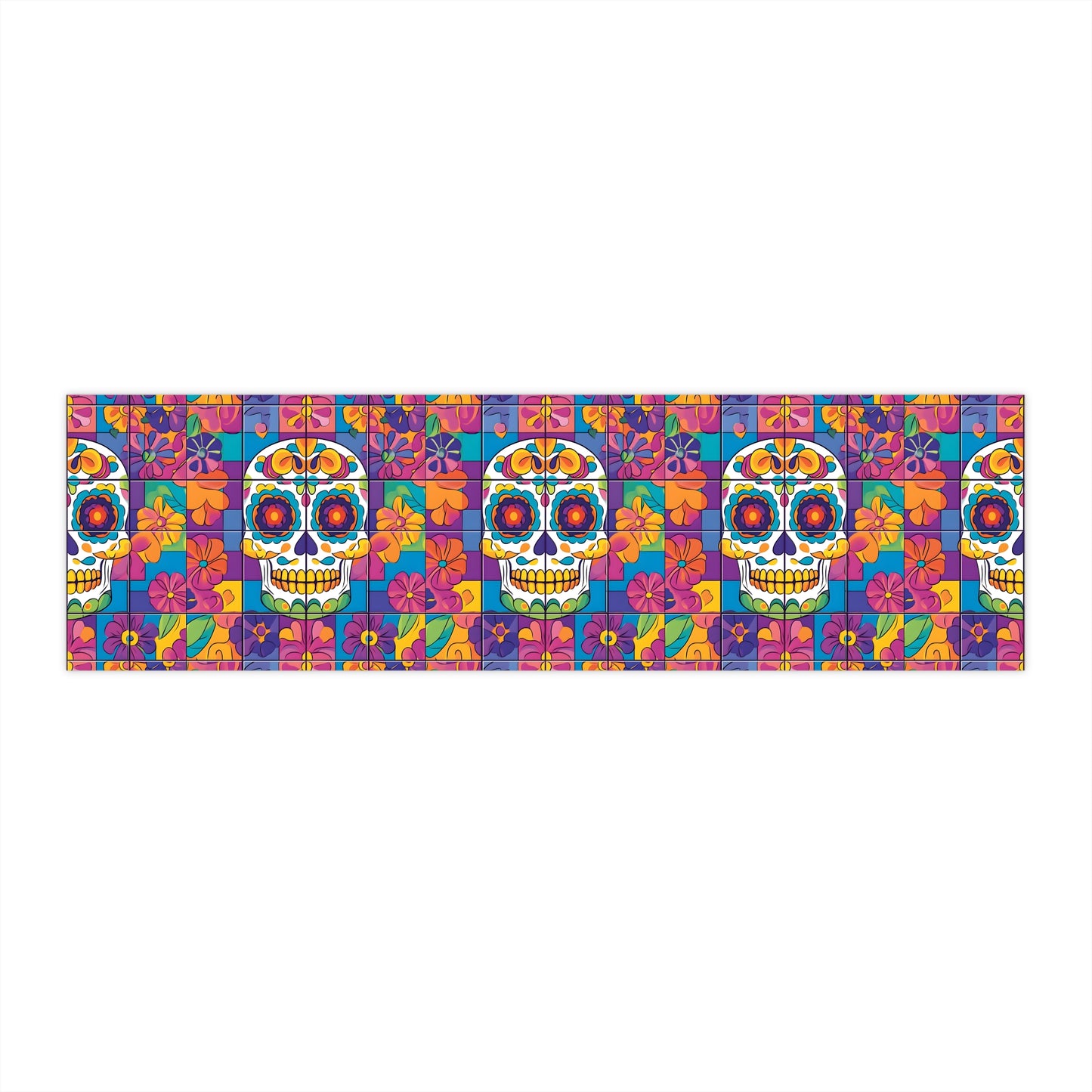 Sugar Skull Bumper Stickers 023 Day of the Dead Dia de Los Muertos, Halloween Decor - Car Decals, Laptop Stickers