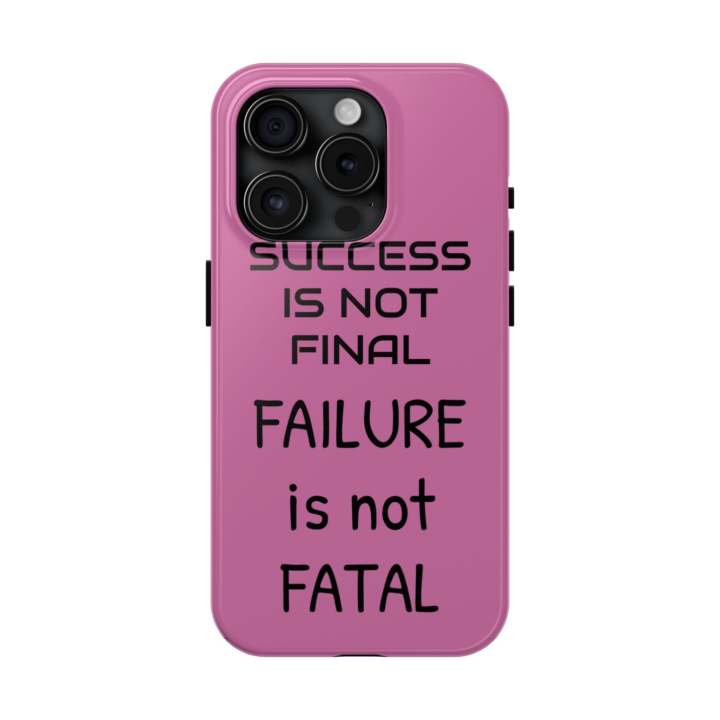 Tough Phone Cases,  Just Saying Pink 01 Custom Design Fun Unique Cover, a Gift for Tech Lover