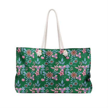 Weekender Bag - Floral - Green