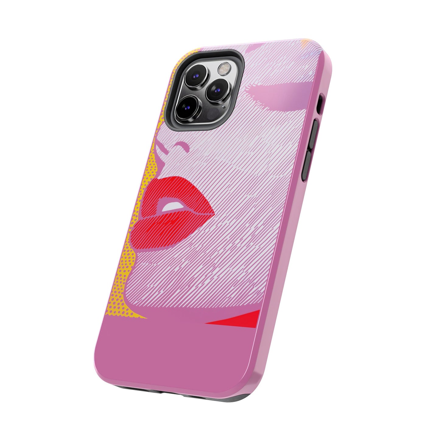 Tough Phone Cases Pop Art Modern Edge 01 Pink