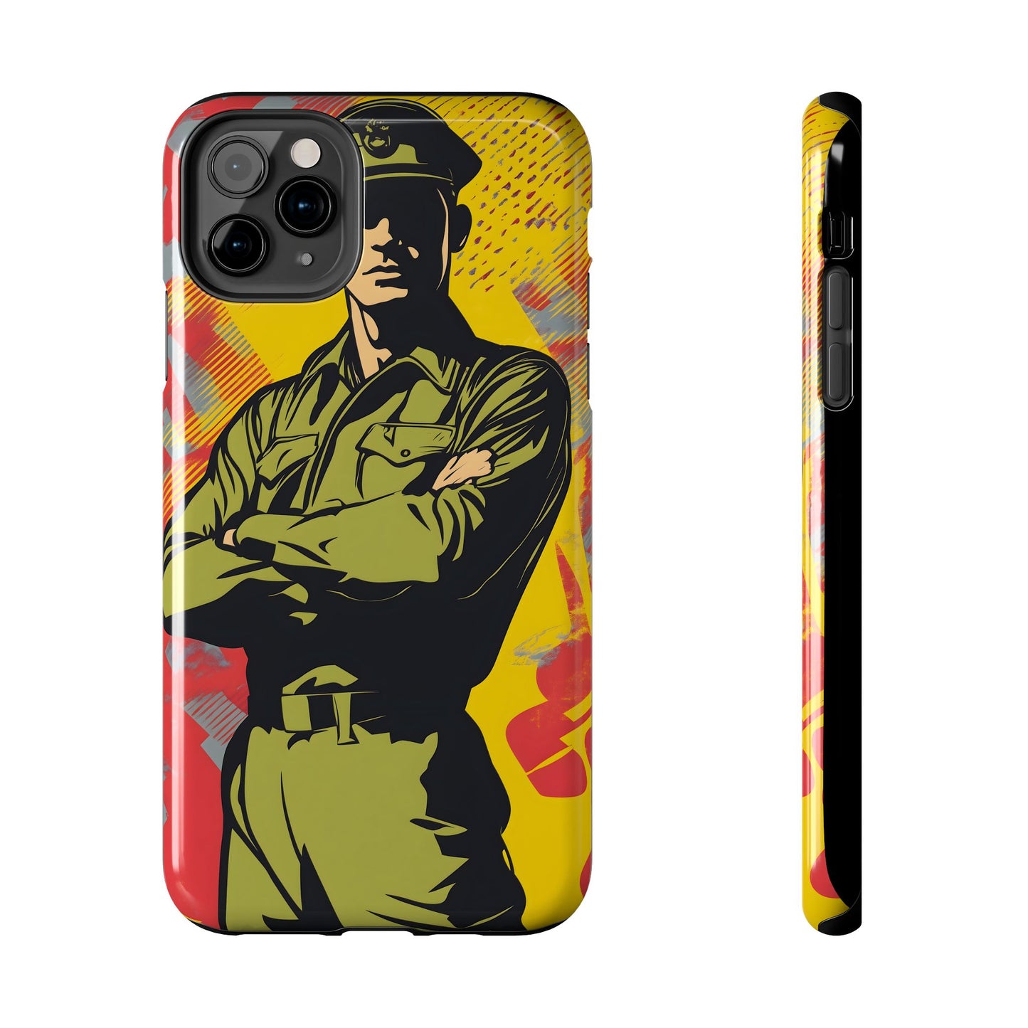 Tough Phone Cases Pop Art Modern Edge Soldier 01