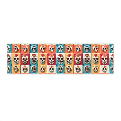 Sugar Skull Bumper Stickers 024 Day of the Dead Dia de Los Muertos, Halloween Decor - Car Decals, Laptop Stickers