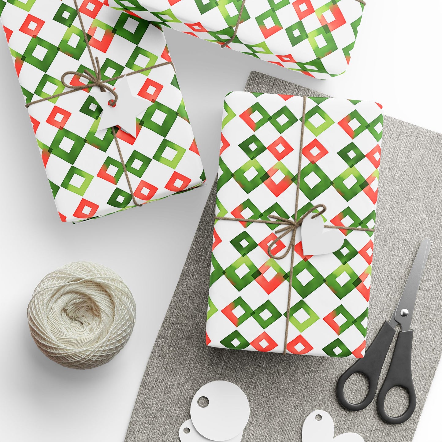 Wrapping Papers Christmas Diamond Square