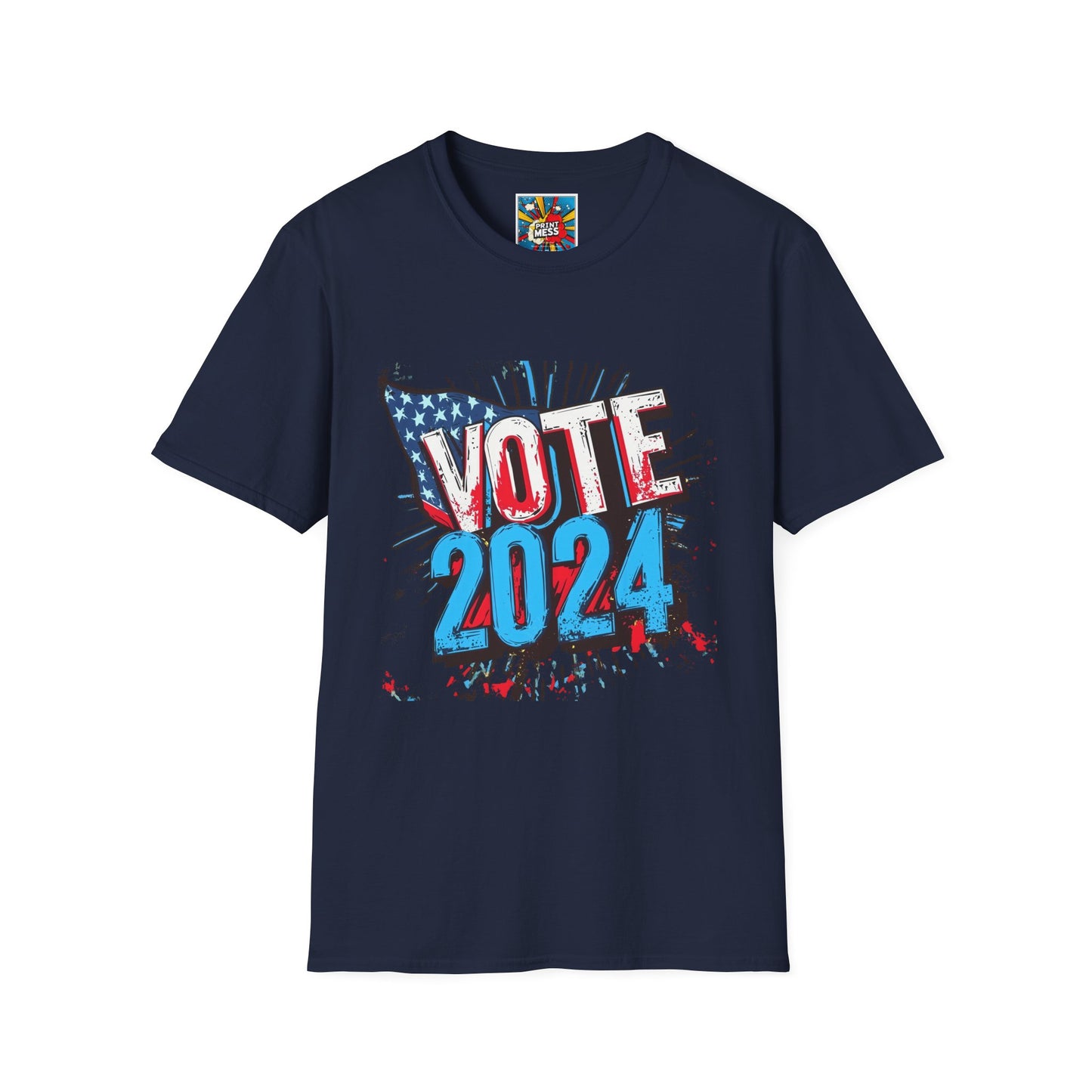 Unisex Softstyle VOTE 2024 6 2024 election shirts