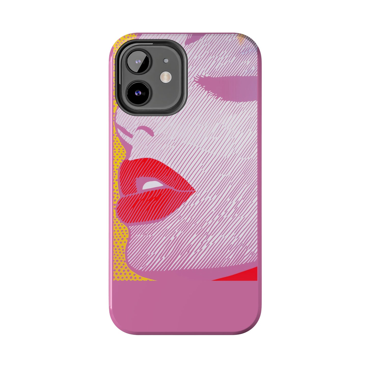 Tough Phone Cases Pop Art Modern Edge 01 Pink