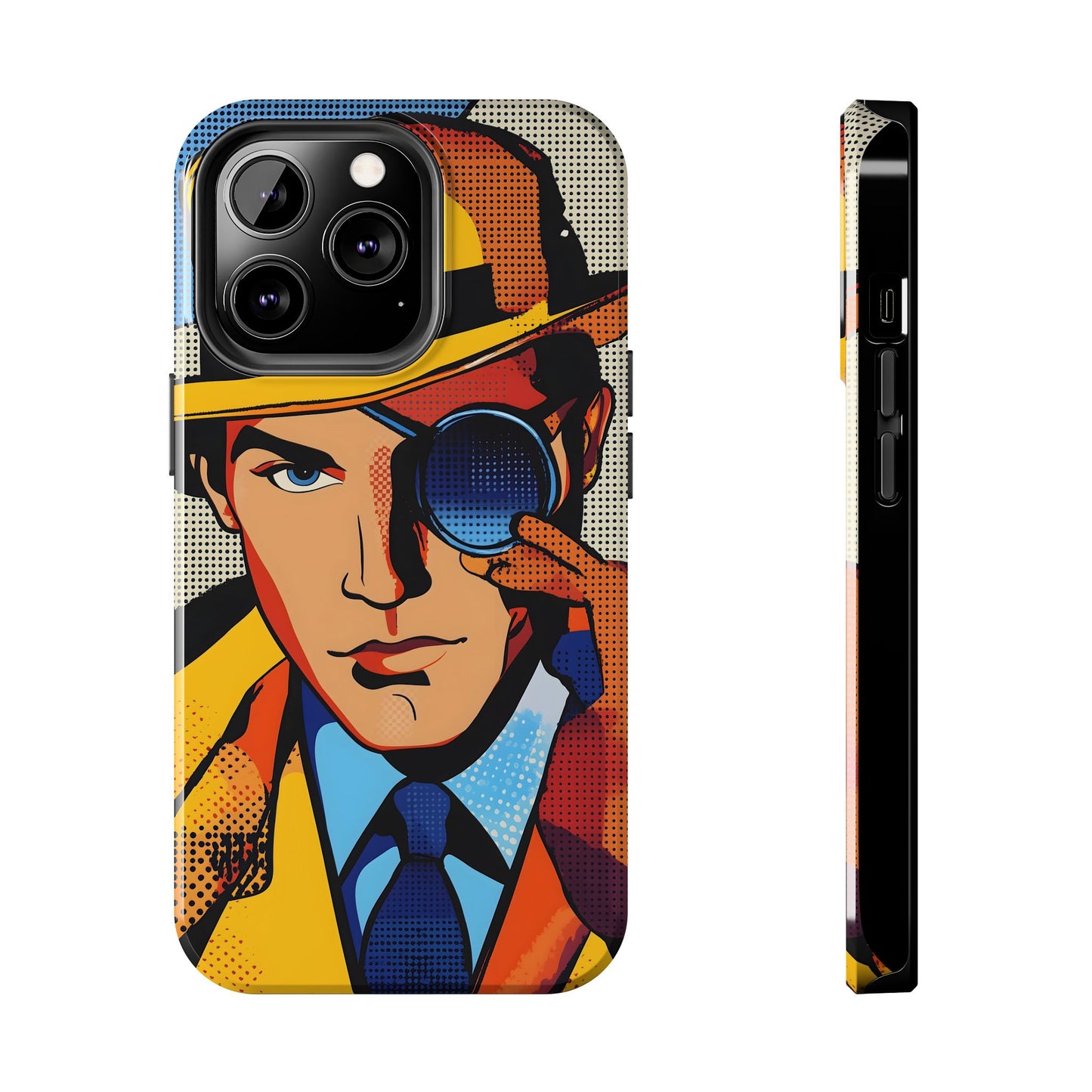 Tough Phone Cases Pop Art Modern Edge Guy Noir 03