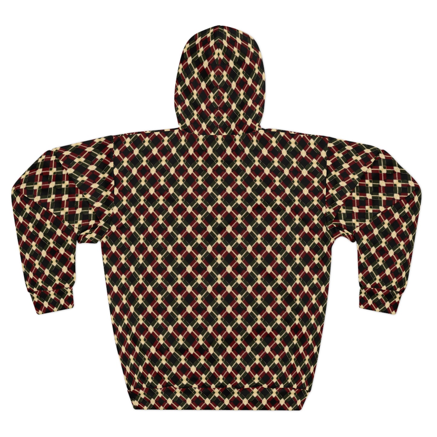 Unisex Pullover Hoodie Argyle 0004