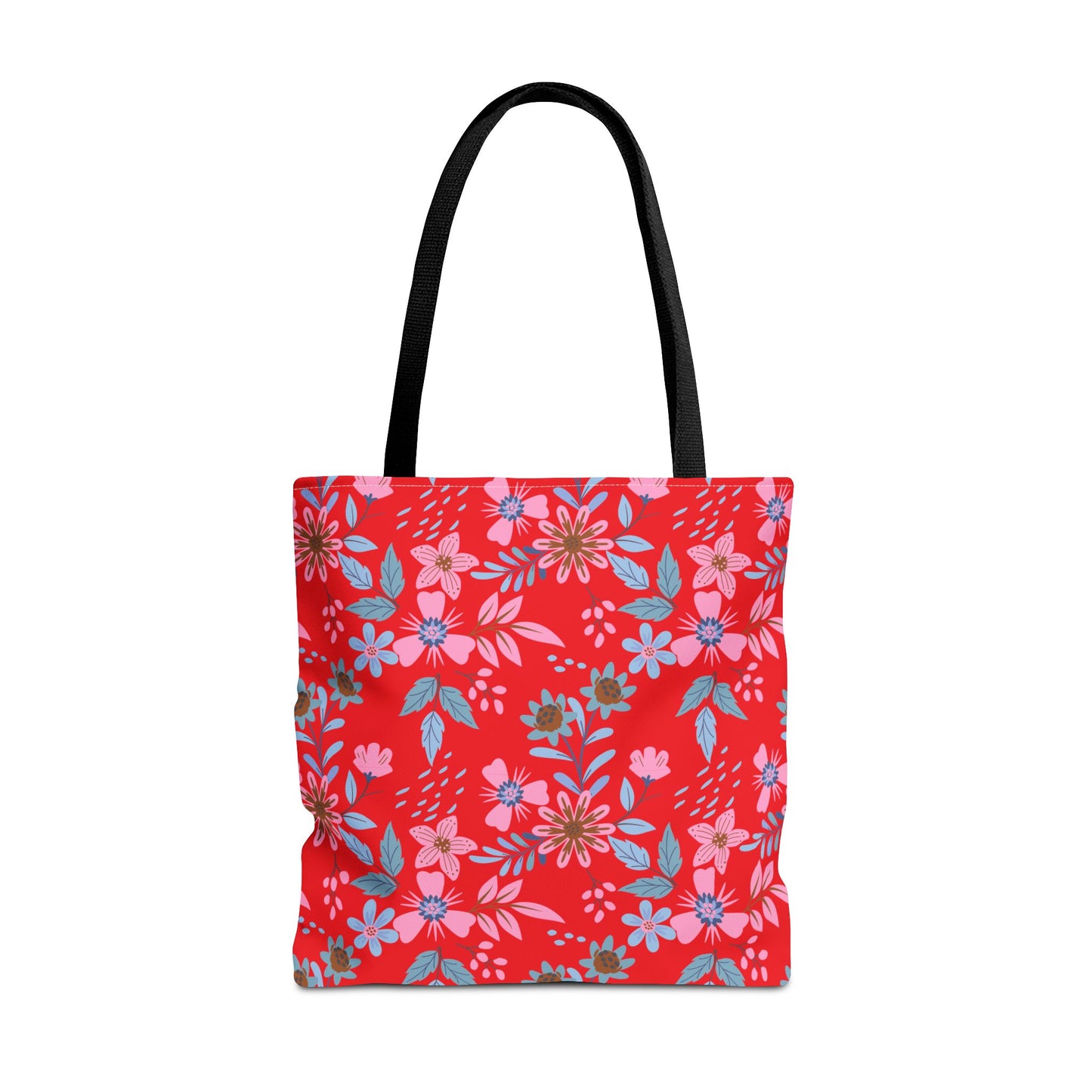 Tote Bag - Floral - Red