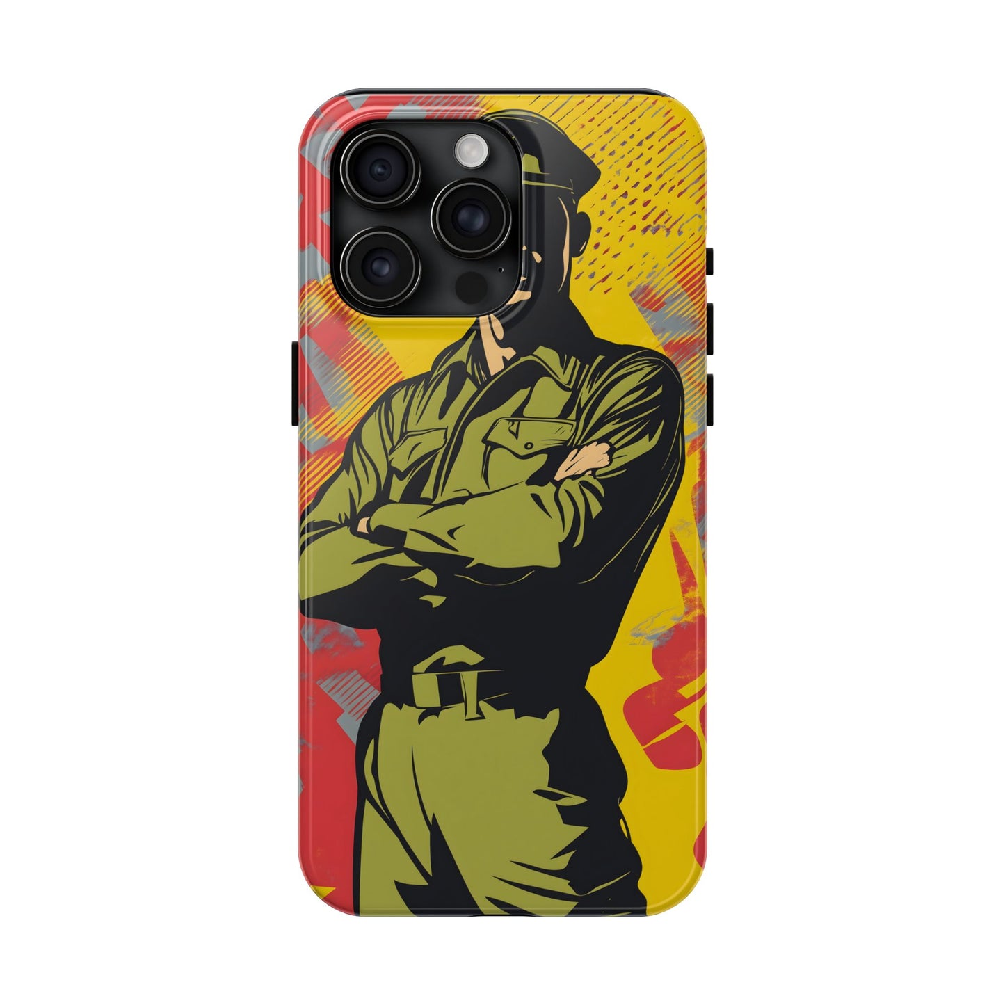 Tough Phone Cases Pop Art Modern Edge Soldier 01