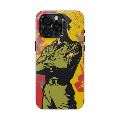 Tough Phone Cases Pop Art Modern Edge Soldier 01