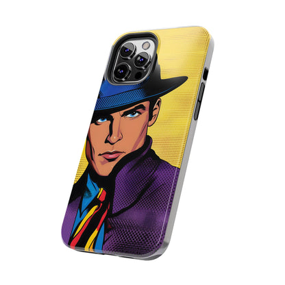 Tough Phone Cases Pop Art Modern Edge Guy Noir 04