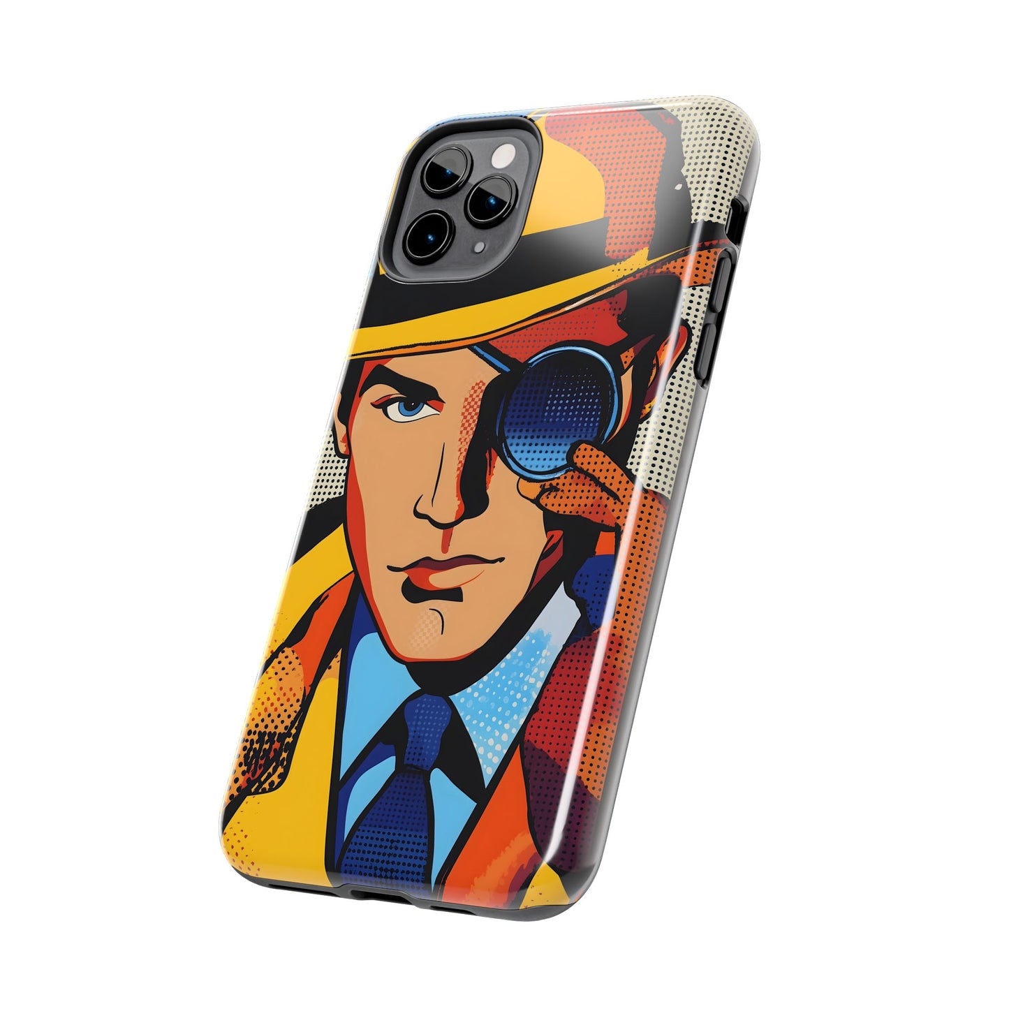 Tough Phone Cases Pop Art Modern Edge Guy Noir 03