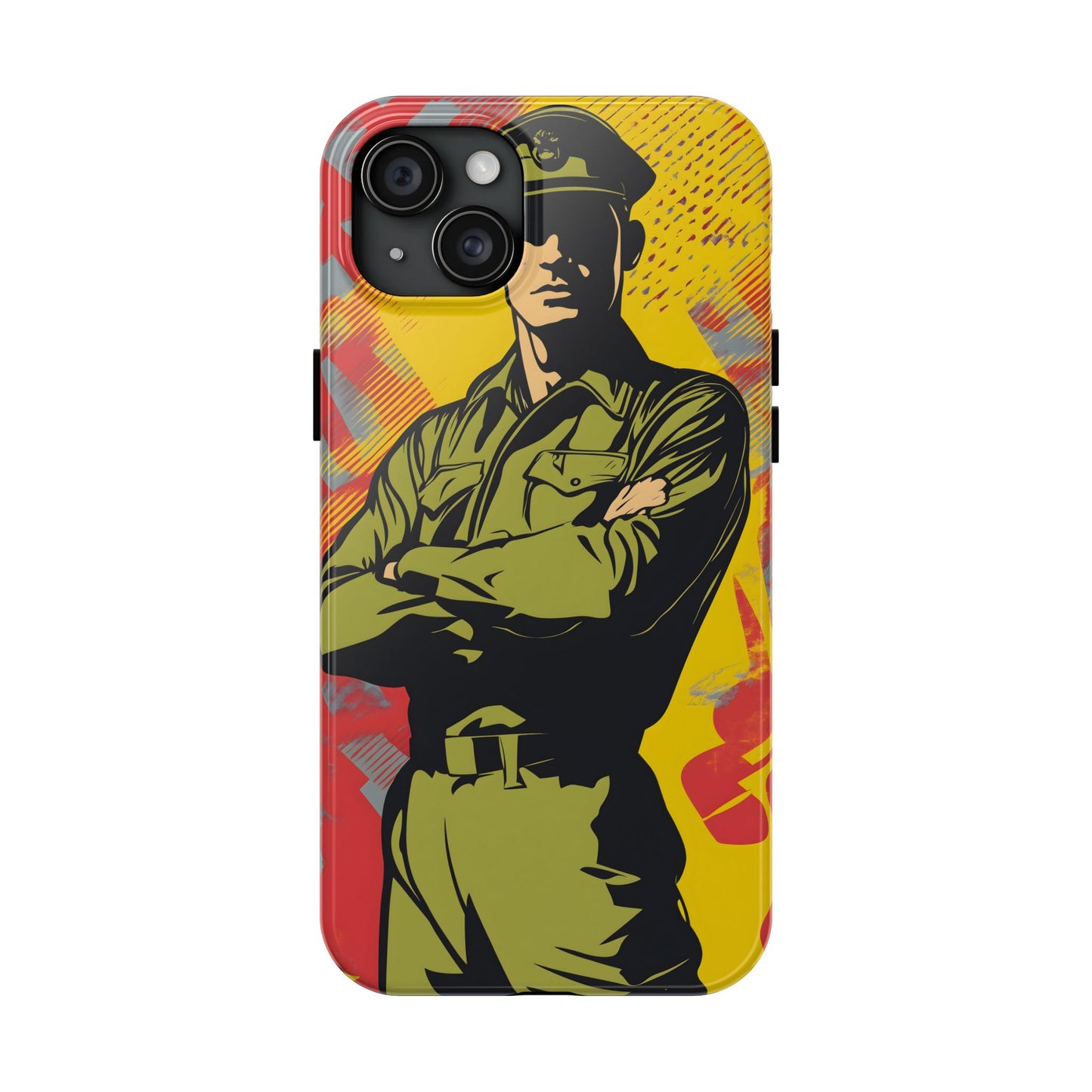 Tough Phone Cases Pop Art Modern Edge Soldier 01