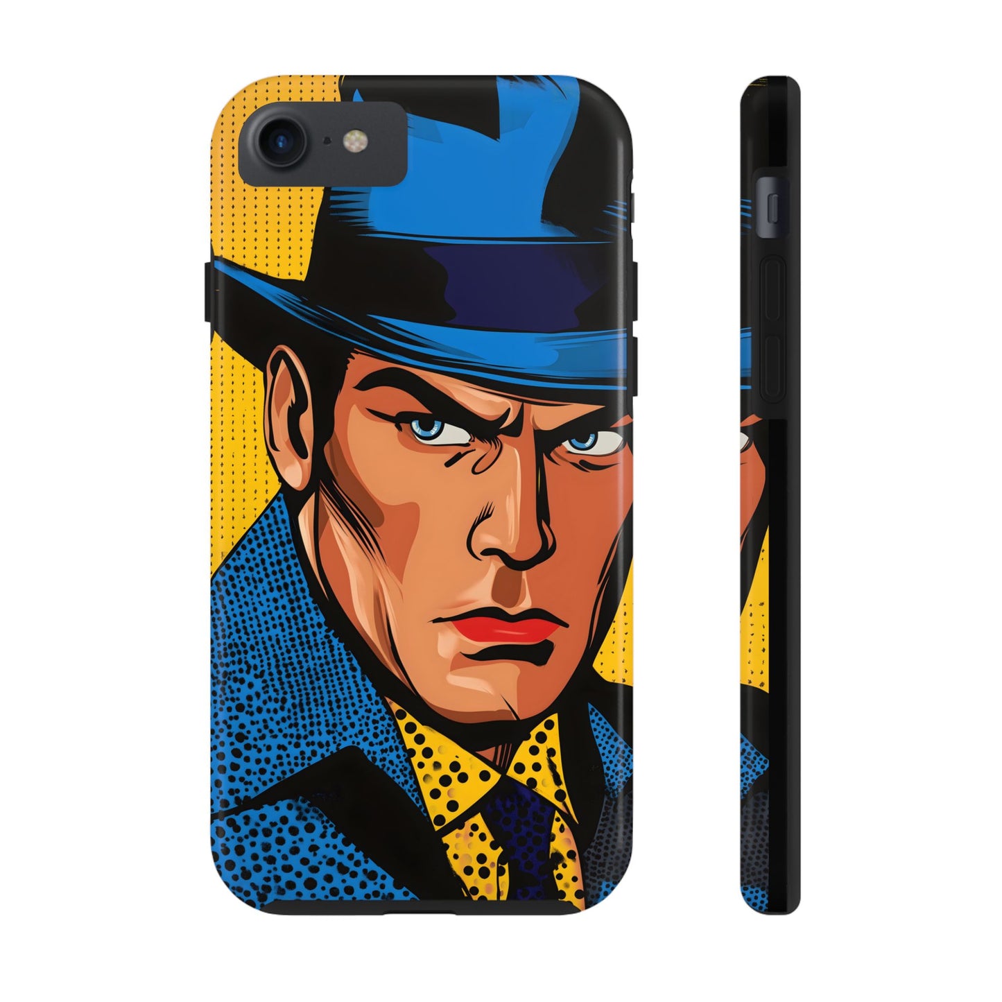 Tough Phone Cases Pop Art Modern Edge Guy Noir 02