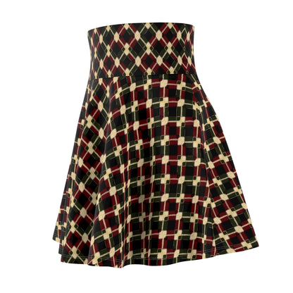 Women's Skater Skirt Diamond Argyle 0004