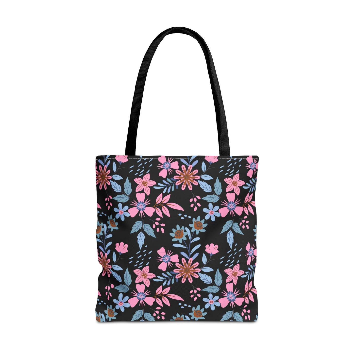 Tote Bag - Floral - Black