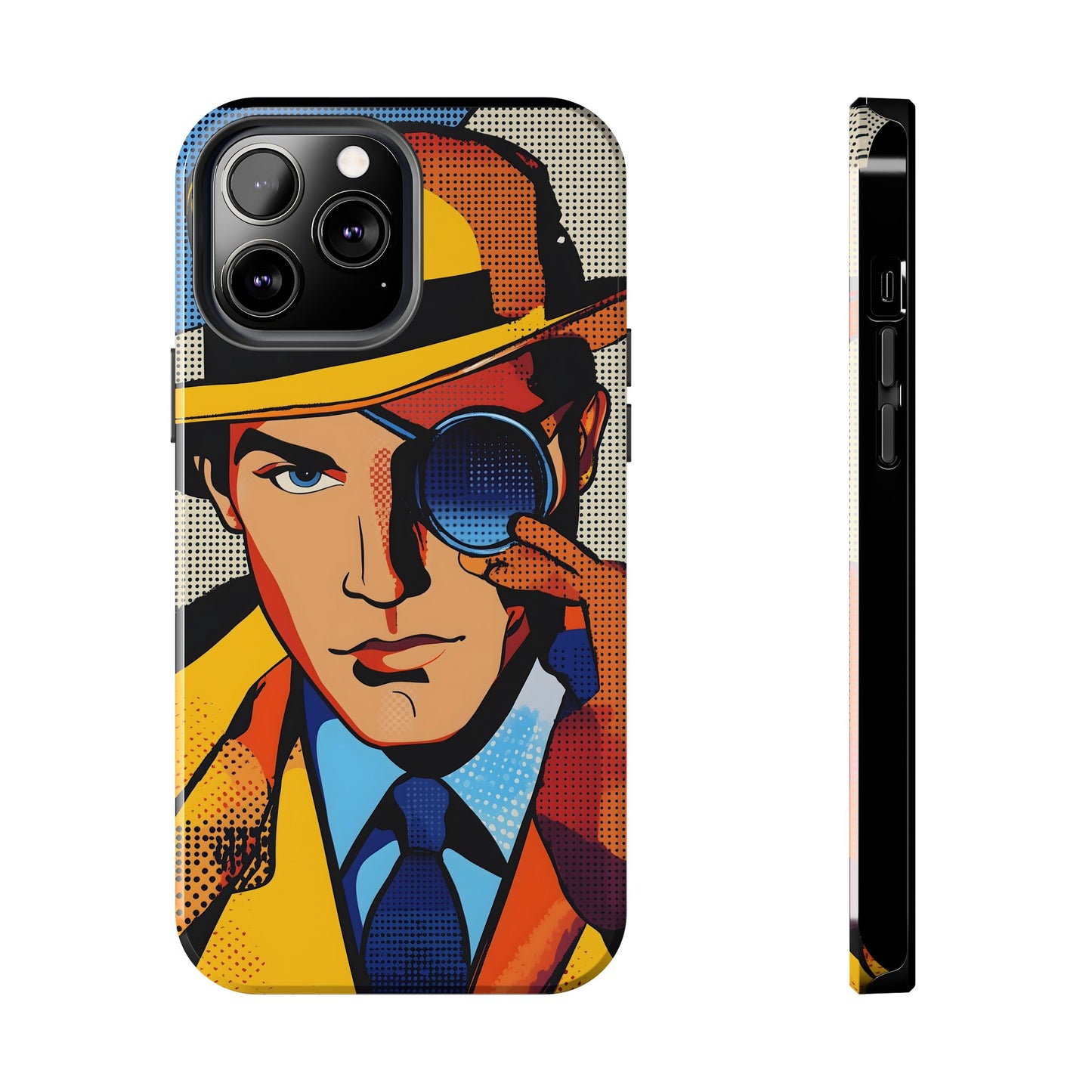 Tough Phone Cases Pop Art Modern Edge Guy Noir 03