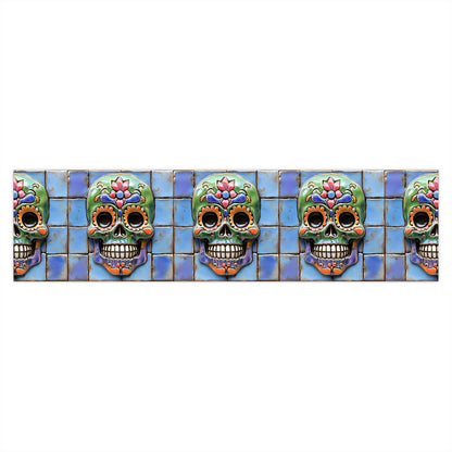 Sugar Skull Bumper Stickers 011, Day of the Dead Dia de Los Muertos, Halloween Decor - Car Decals, Laptop Stickers