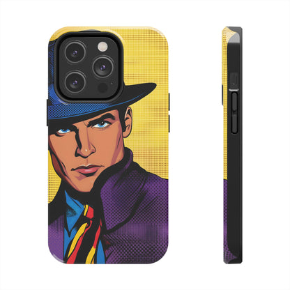 Tough Phone Cases Pop Art Modern Edge Guy Noir 04