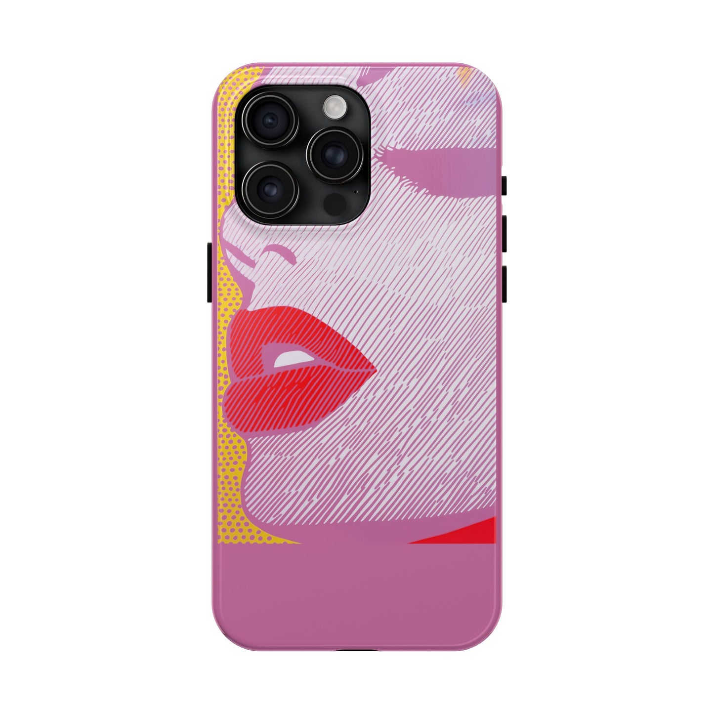 Tough Phone Cases Pop Art Modern Edge 01 Pink