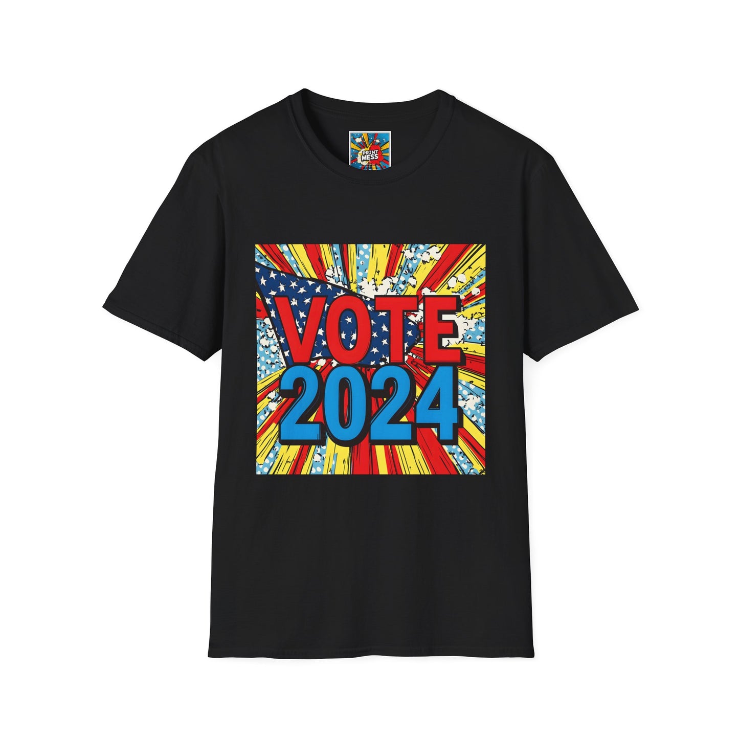 Unisex Softstyle VOTE 2024 3 2024 election shirts