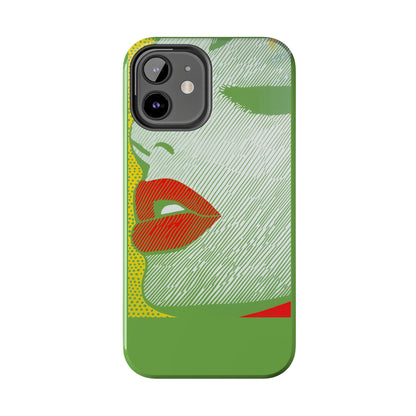 Tough Phone Cases Pop Art Modern Edge 01 Green