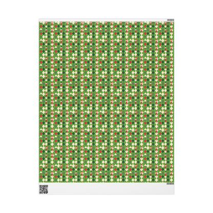 Wrapping Papers Christmas Double Elves Green