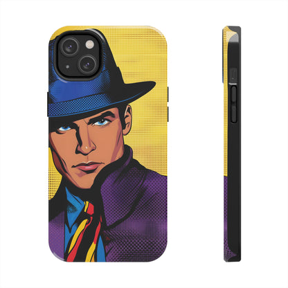 Tough Phone Cases Pop Art Modern Edge Guy Noir 04