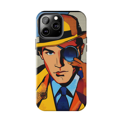 Tough Phone Cases Pop Art Modern Edge Guy Noir 03