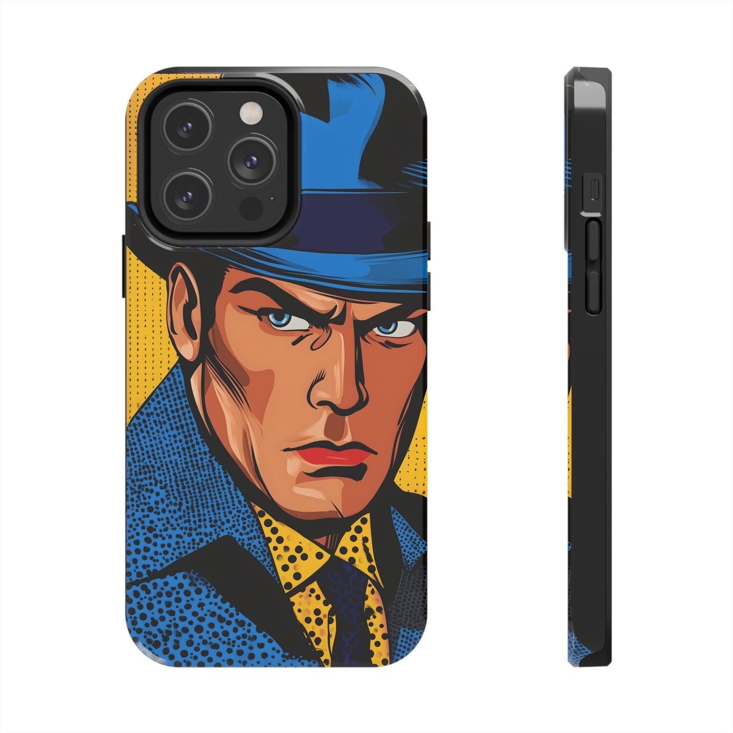 Tough Phone Cases Pop Art Modern Edge Guy Noir 02