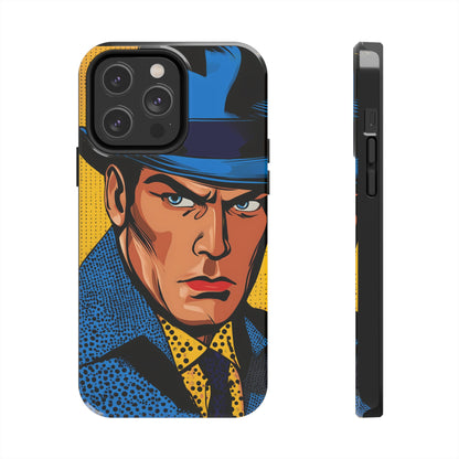 Tough Phone Cases Pop Art Modern Edge Guy Noir 02