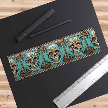 Sugar Skull Bumper Stickers 004, Day of the Dead Dia de Los Muertos, Halloween Decor - Car Decals, Laptop Stickers