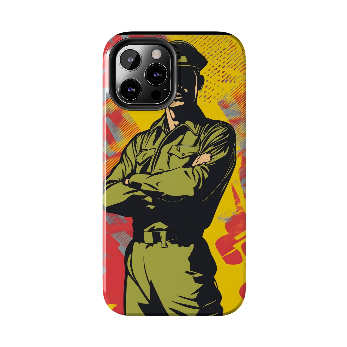 Tough Phone Cases Pop Art Modern Edge Soldier 01