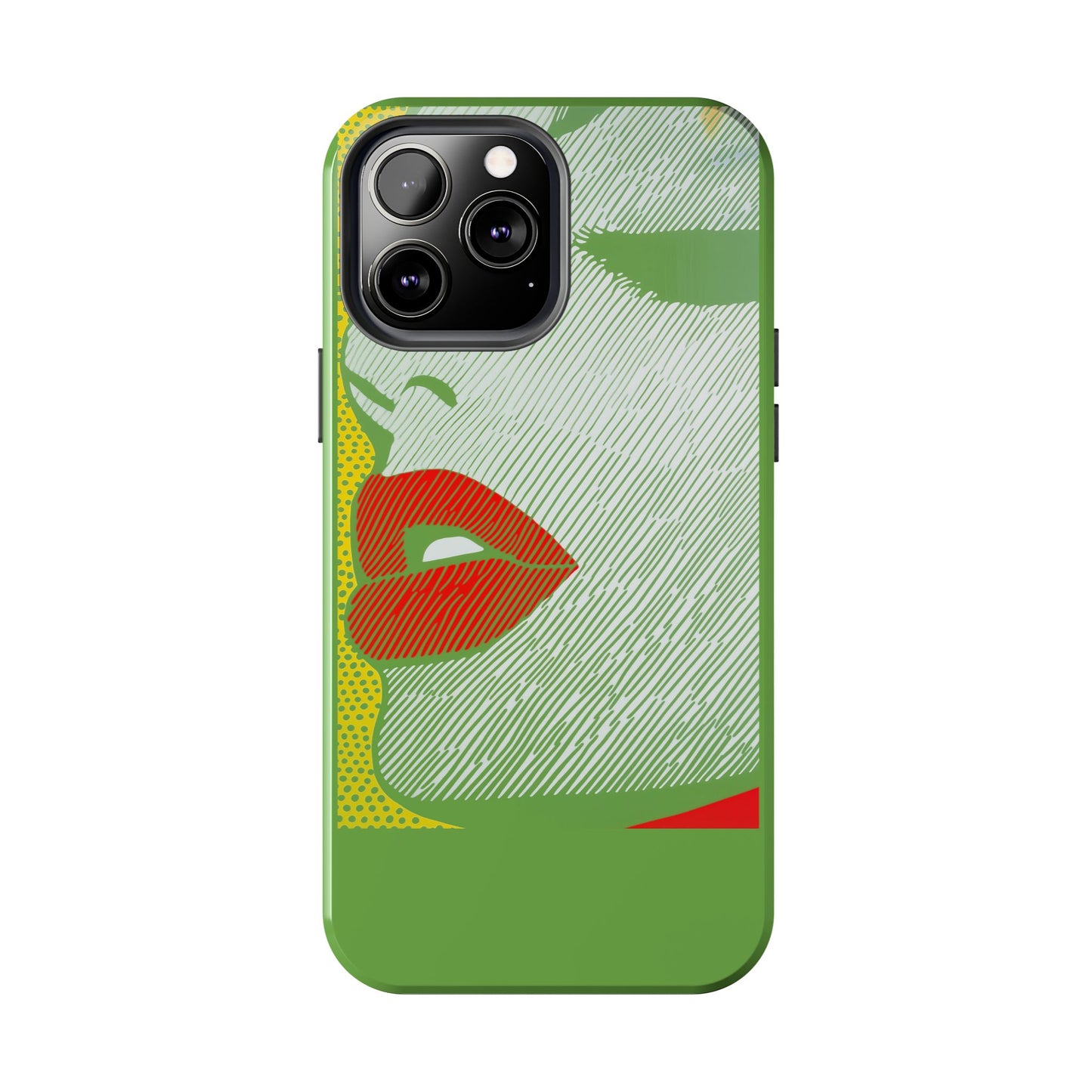 Tough Phone Cases Pop Art Modern Edge 01 Green