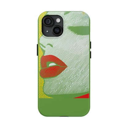 Tough Phone Cases Pop Art Modern Edge 01 Green