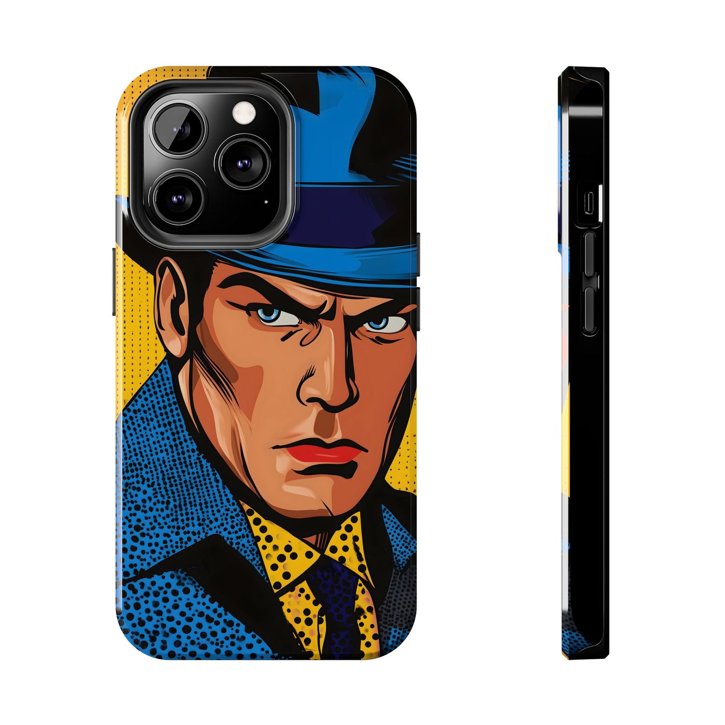 Tough Phone Cases Pop Art Modern Edge Guy Noir 02