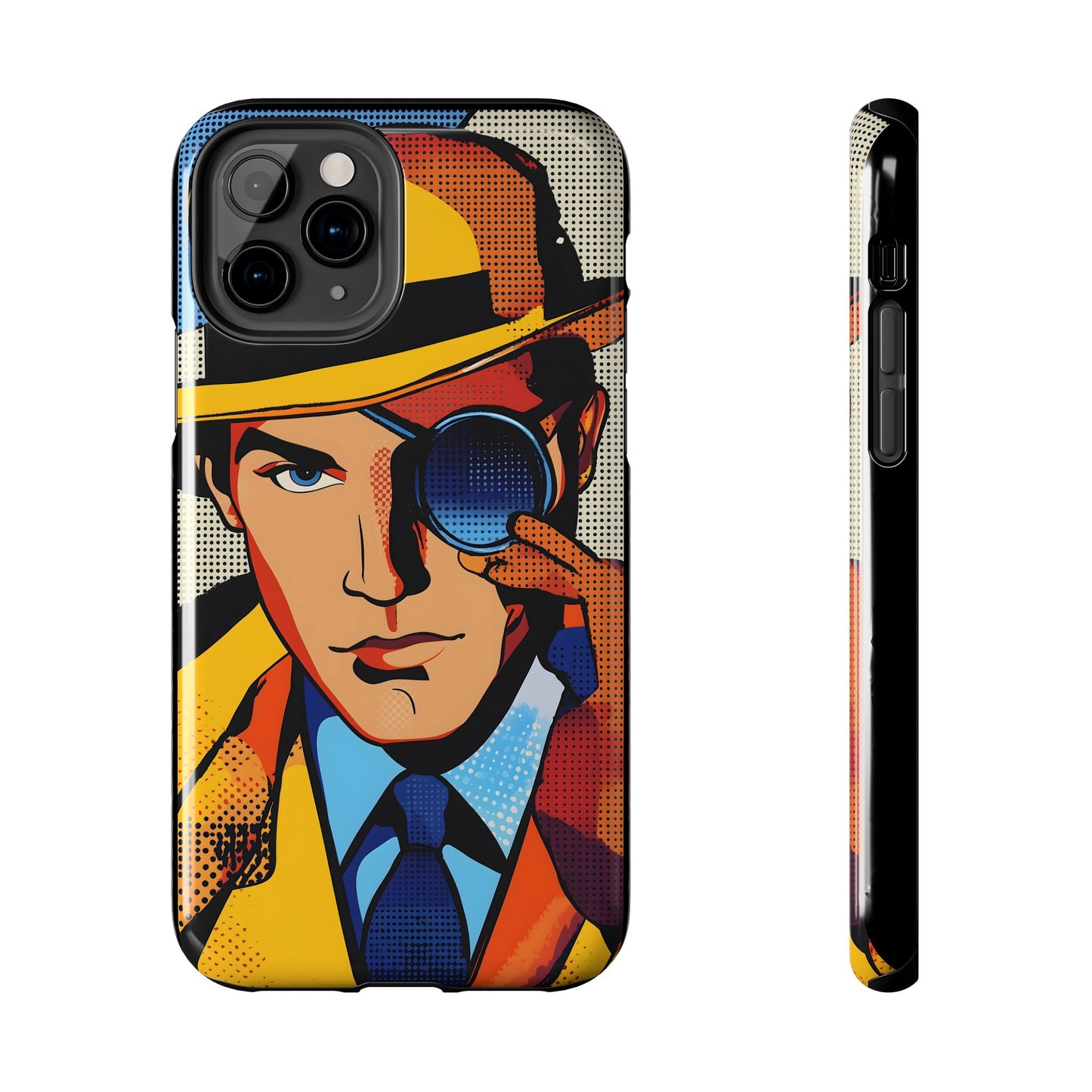 Tough Phone Cases Pop Art Modern Edge Guy Noir 03