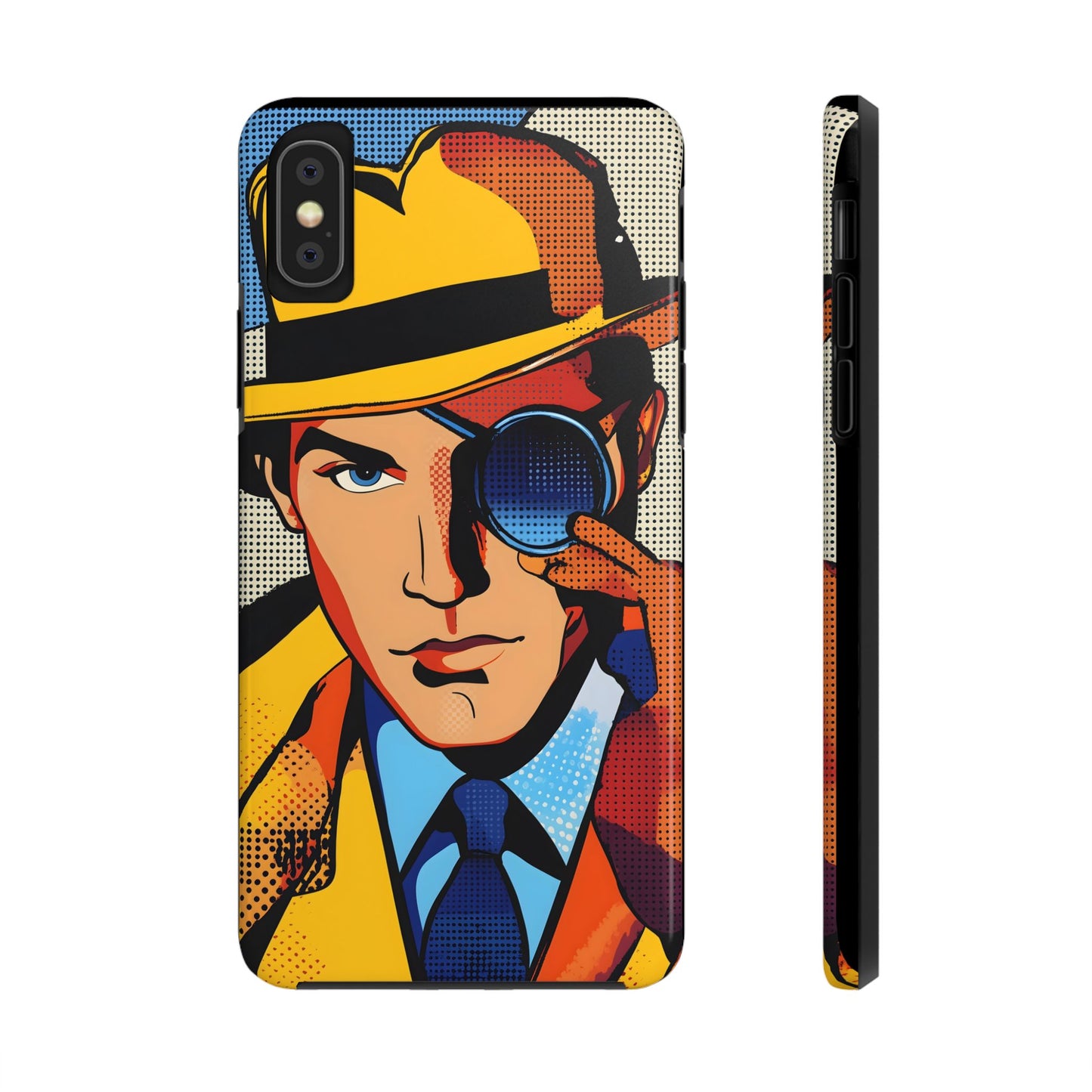 Tough Phone Cases Pop Art Modern Edge Guy Noir 03