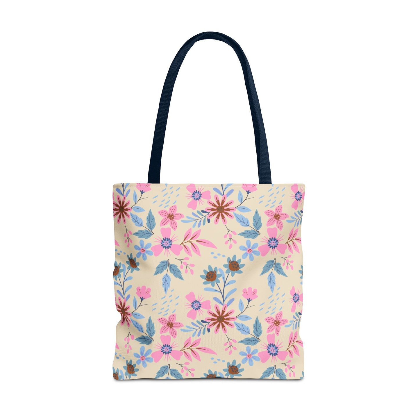 Tote Bag - Floral - Beige