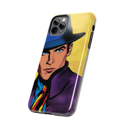 Tough Phone Cases Pop Art Modern Edge Guy Noir 04