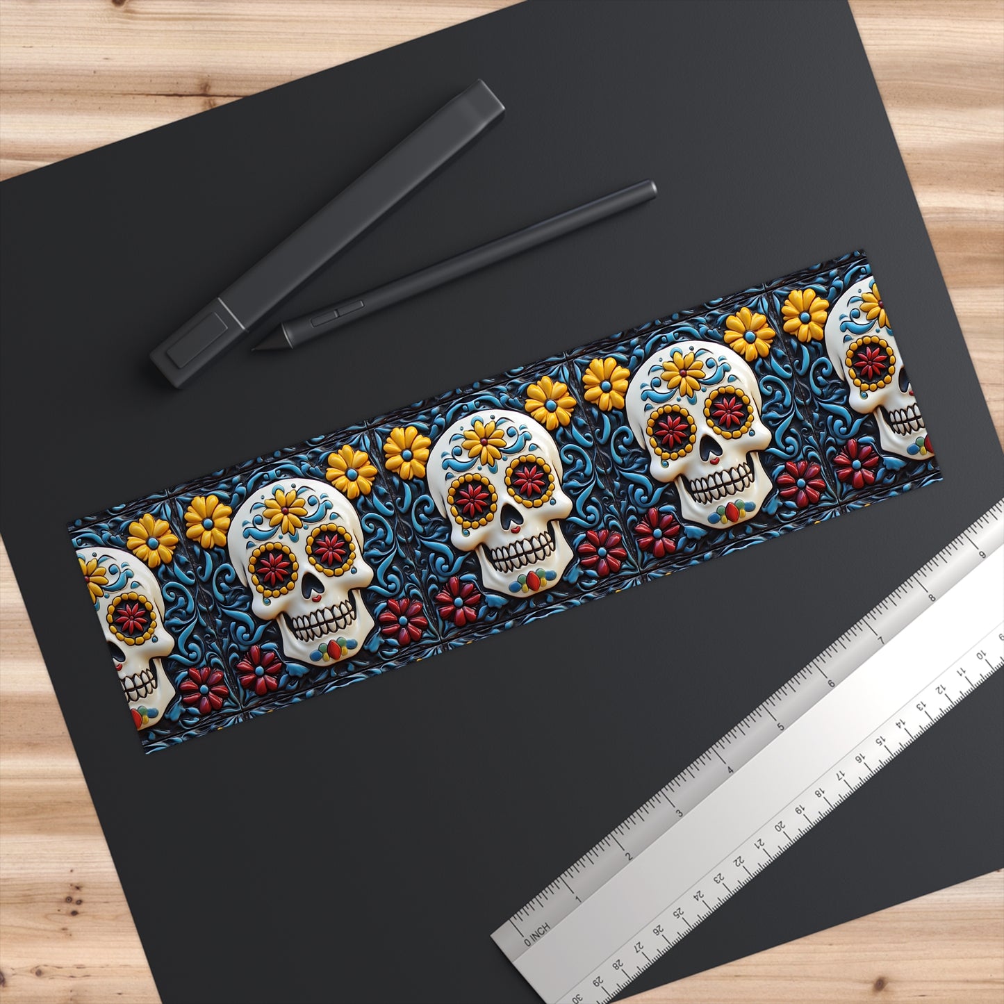 Sugar Skull Bumper Stickers 009, Day of the Dead Dia de Los Muertos, Halloween Decor - Car Decals, Laptop Stickers