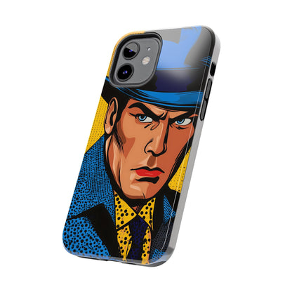 Tough Phone Cases Pop Art Modern Edge Guy Noir 02