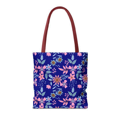 Tote Bag - Floral - Navy