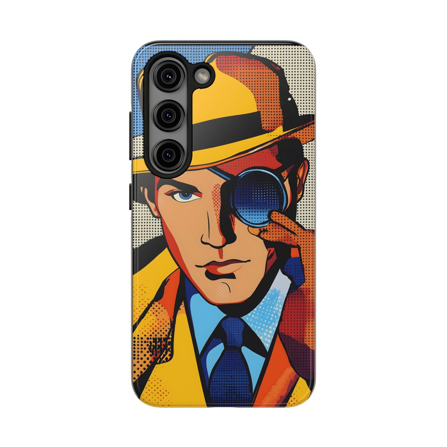 Tough Phone Cases Pop Art Modern Edge Guy Noir 03