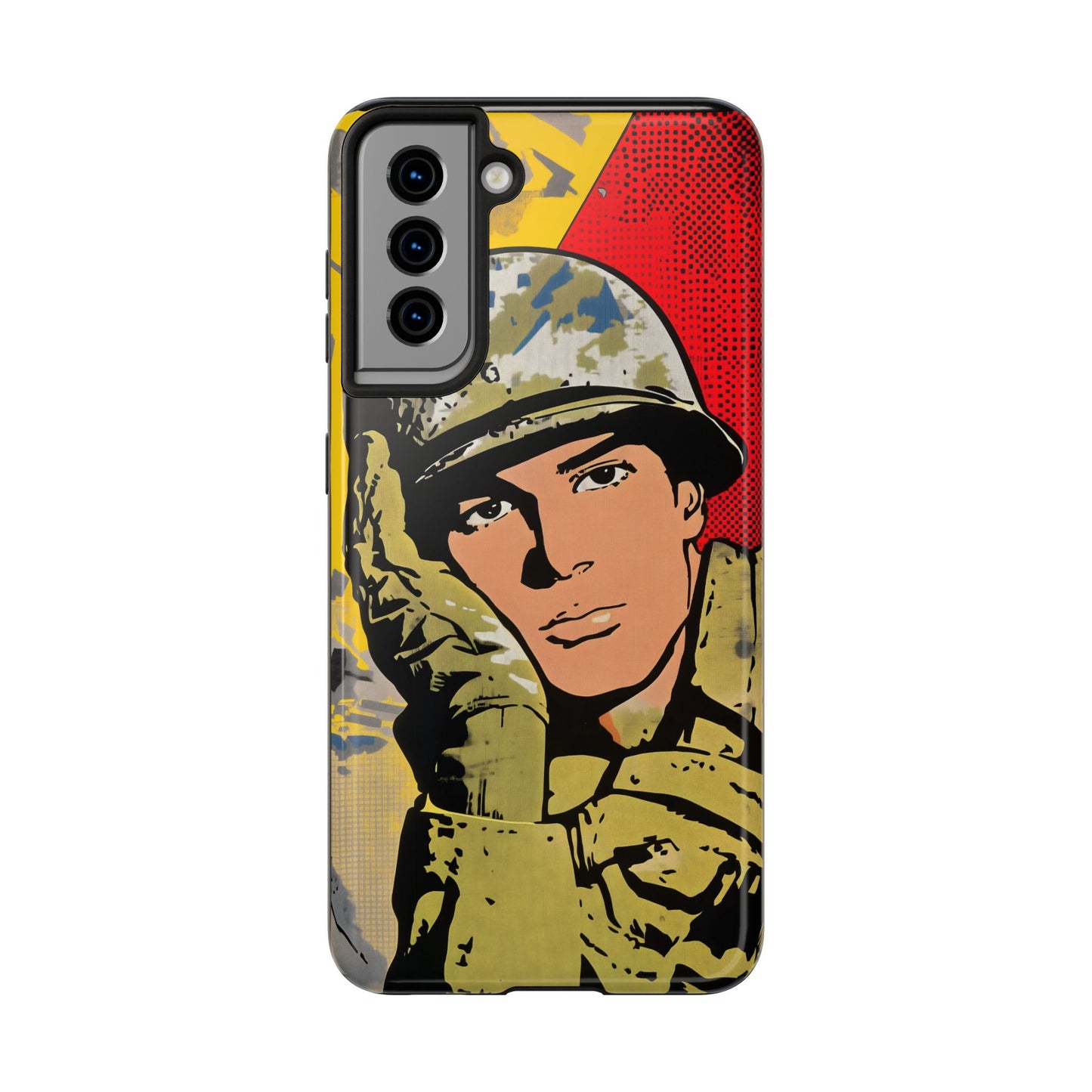 Tough Phone Cases Pop Art Modern Edge Soldier 03