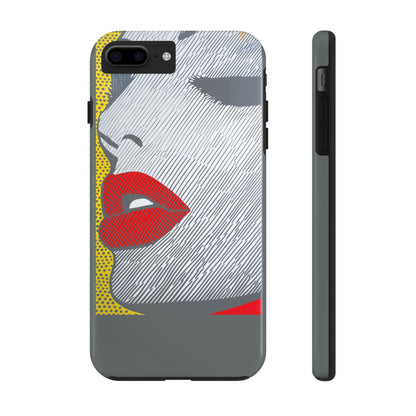 Tough Phone Cases Pop Art Modern Edge 01 Gray