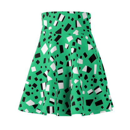 Women's Skater Skirt Memphis Green 02